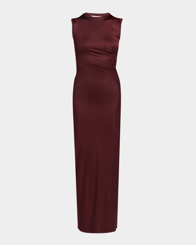 Long Fluid Jersey Dress